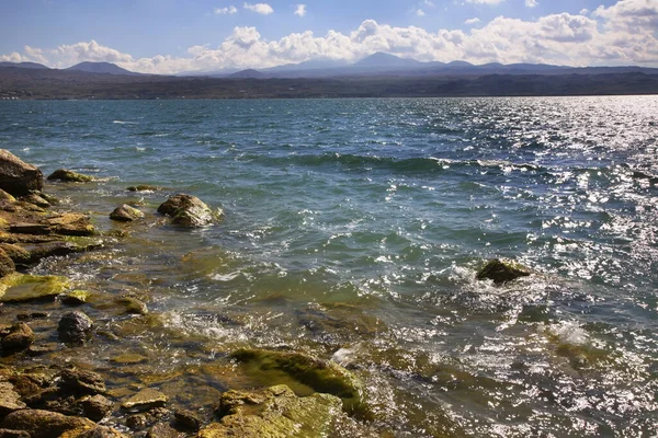 Vista Del Lago Sevan Armenia — Foto de Stock
