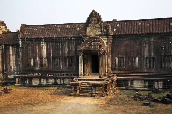 Bibliothek Von Angkor Wat Tempel Der Hauptstadt Siem Reap Kambodscha — Stockfoto
