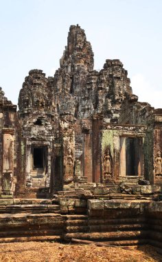 Angkor Thom 'daki Prasat Bayon tapınağı. Siem Reap bölgesi. Kamboçya