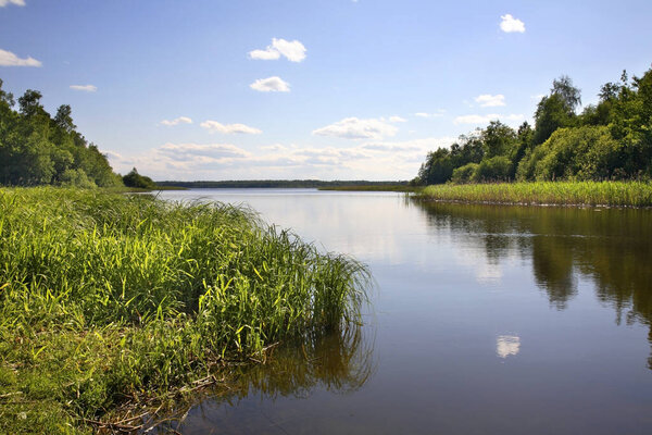 Gzhat River near Gagarin. Smolensk Oblast. Russia
