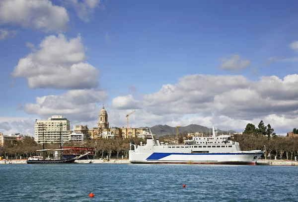 Puerto Málaga España — Foto de Stock