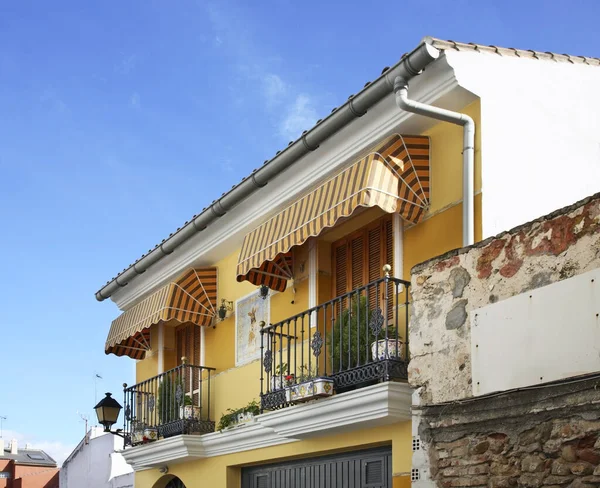 Fragment Van Het Gebouw Alameda Principa Malaga Spanje — Stockfoto