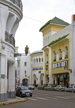 Casablanca manzarası. Fas