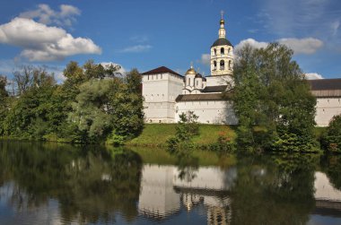 St. Paphnutius Manastırı - Borovsk 'taki Pafnutyevo-Borovsky Manastırı. Kaluga Oblastı. Rusya