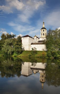St. Paphnutius Manastırı - Borovsk 'taki Pafnutyevo-Borovsky Manastırı. Kaluga Oblastı. Rusya