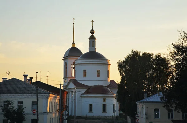 Iglesia Transfiguración Salvador Borovsk Óblast Kaluga Rusia — Foto de Stock