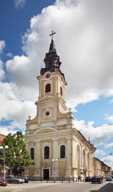 Biserica cu Luna (Ay Kilisesi) - Oradea 'daki Varsayım Katedrali. Romanya