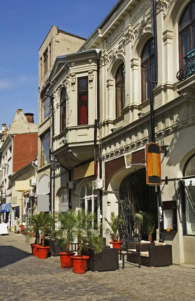 Old Street Bucharest Romania — Stock Photo, Image