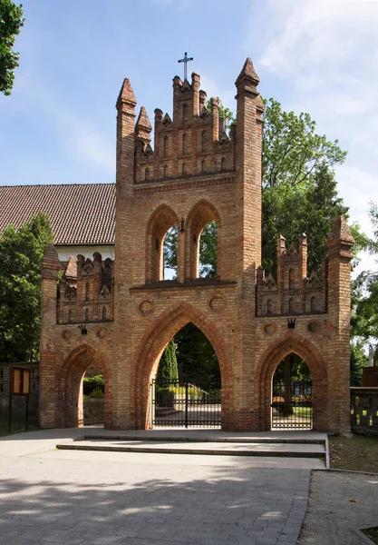 Церква Святої Текли Сіокові Польща — стокове фото
