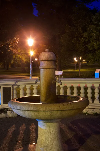 Fontänen Parken Marianske Lazne Republiken Tjeckien — Stockfoto