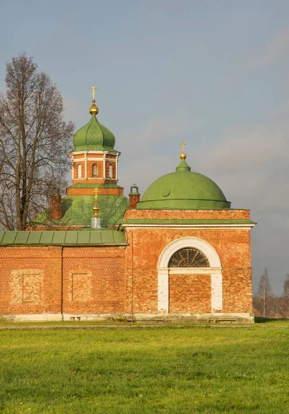 Kościół Ścinania Głowy Jana Chrzciciela Klasztorze Zbawiciela Borodino Spaso Borodinskii — Zdjęcie stockowe