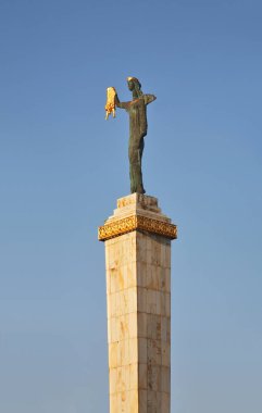 Statue of Medea at Europe square in Batumi. Autonomous Republic of Adjara. Georgia clipart