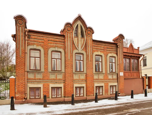 Oude Huizen Sovjet Straat Plyos Oblast Van Ivanovo Rusland — Stockfoto