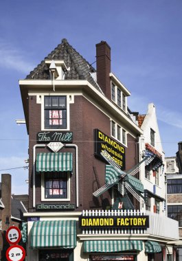 Amsterdam 'daki elmas fabrikası. Hollanda