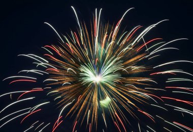 Kolomna 'da havai fişek. Rusya