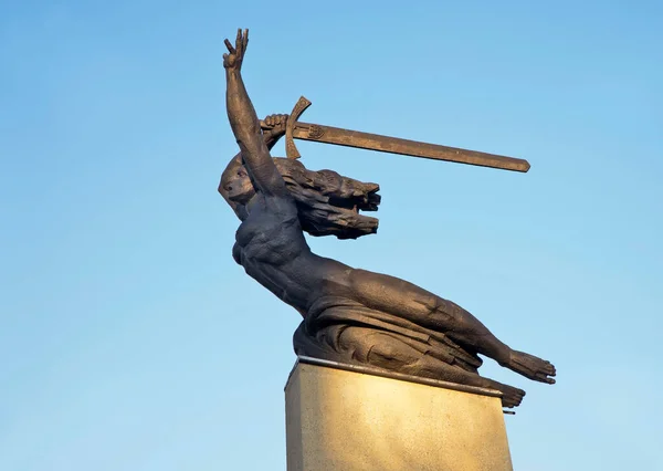 Warszawa Nike Monument Över Warszawas Hjältar Warszawa Polen — Stockfoto