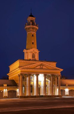 Kostroma 'daki Susanin Meydanı' ndaki yangın kulesi. Rusça