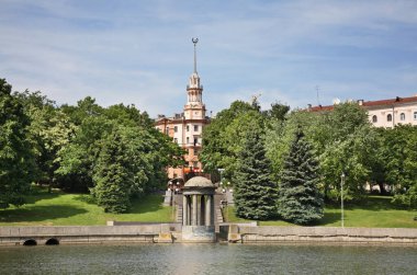 Minsk 'teki Svislach Nehri. Beyaz Rusya