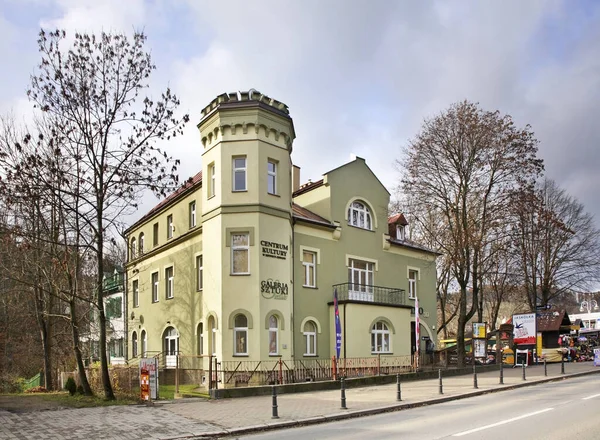 Centro Cultura Krynica Zdroj Voivodia Polônia Menor Polónia — Fotografia de Stock