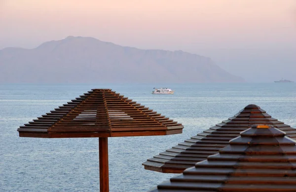 Vista Mar Vermelho Perto Sharm Sheikh Egipto — Fotografia de Stock
