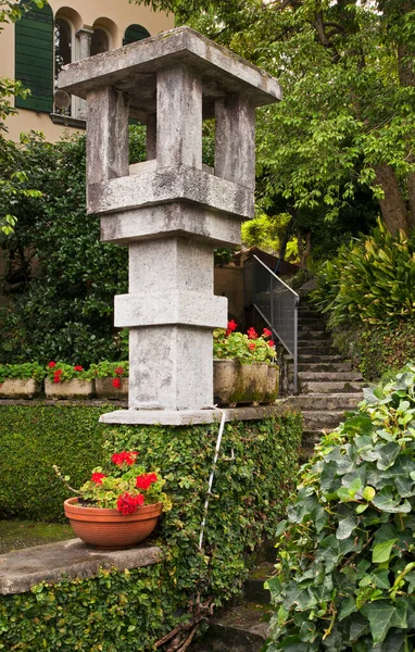 Jardín Villa Norella Cadenabbia Italia — Foto de Stock