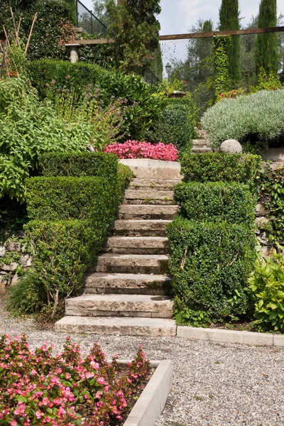 Vista Jardim Cadenabbia Itália — Fotografia de Stock