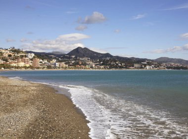 Malaga manzarası. İspanya