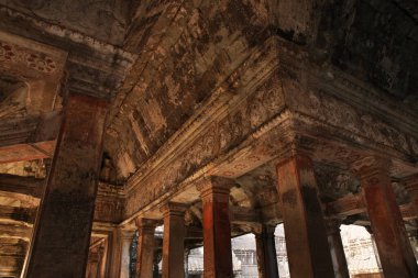 Angkor Wat - Başkent Tapınağı. Siem Reap bölgesi. Kamboçya