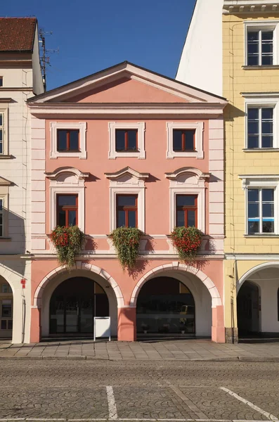 Ottokar Meydanı Ceske Budejovice Çek Cumhuriyeti — Stok fotoğraf