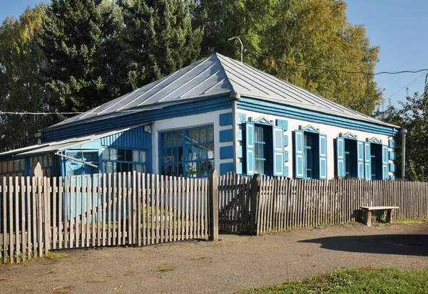 Casa Museo Madre Vasily Shukshin Pueblo Srostki Altai Krai Siberia —  Fotos de Stock