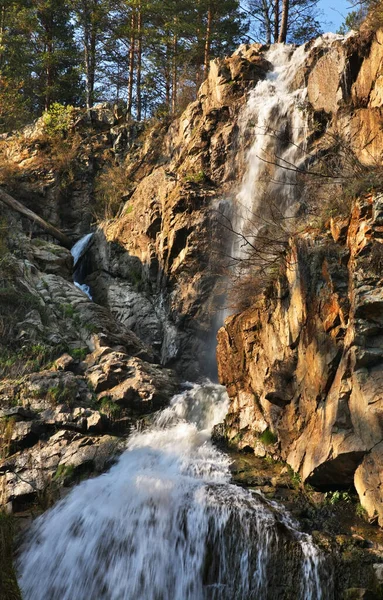 Kamyshlinsky Valt Bij Kamyshla Rivier Buurt Van Barangol Dorp Altai — Stockfoto