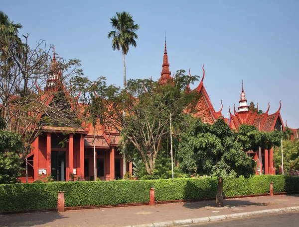 Εθνικό Μουσείο Της Καμπότζης Στην Πνομ Πενχ Καμπότζη — Φωτογραφία Αρχείου