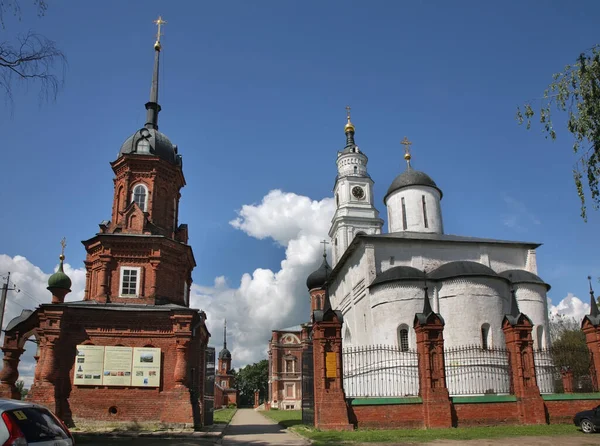 Katedrála Mikuláše Zvonice Katedrála Vzkříšení Kremlu Volokolamsk Rusko — Stock fotografie