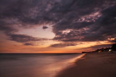 Phan Thiet kıyısında. Vietnam