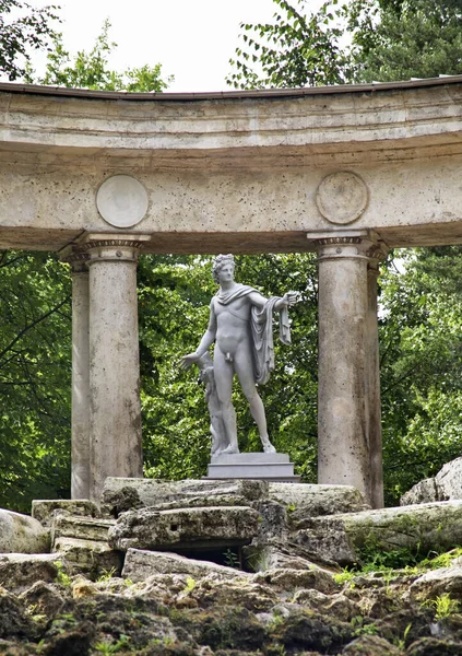 Apollo Kolonnade Pavlovsk Palace Park Ensemble Der Nähe Von Sankt — Stockfoto