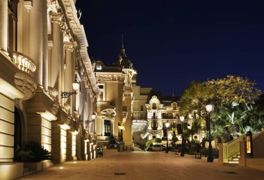 Monte Carlo 'daki kumarhane. Monako Prensliği