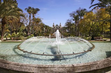 Monte Carlo 'da park et. Monako Prensliği