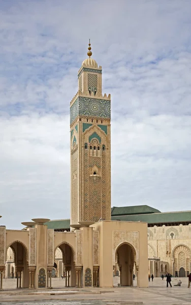 Mezquita Hassan Casablanca Marruecos — Foto de Stock