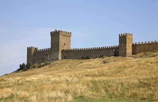 Old Genoese Fortress Century Sudak Crimea Ukraine — Stock Photo, Image