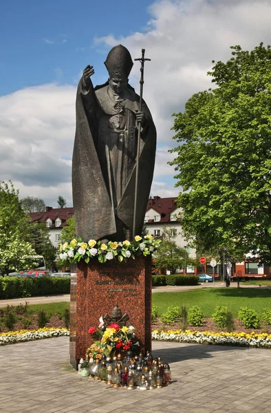 Památník Jana Pavla Pulawy Polsko — Stock fotografie