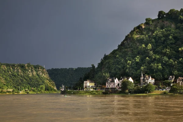 Lorelei Rocher Remblai Rhin Sankt Goar Rhein Allemagne — Photo