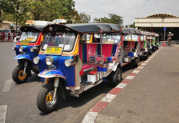Auto Rickshaw Railway Station Bangkok Kingdom Thailand — Stock Photo, Image