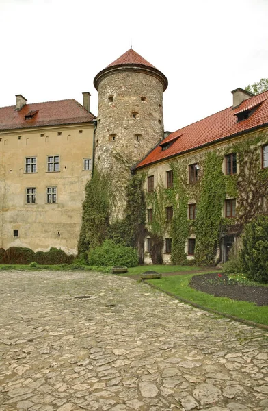 Die Burg Pieskowa Skala Kleiner Hundefelsen Nationalpark Ojcow Polen — Stockfoto