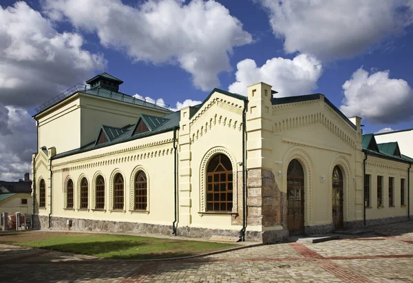 Construção Antiga Casa Povo Slonim Bielorrússia — Fotografia de Stock