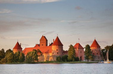 Trakai 'deki Ada Kalesi. Litvanya