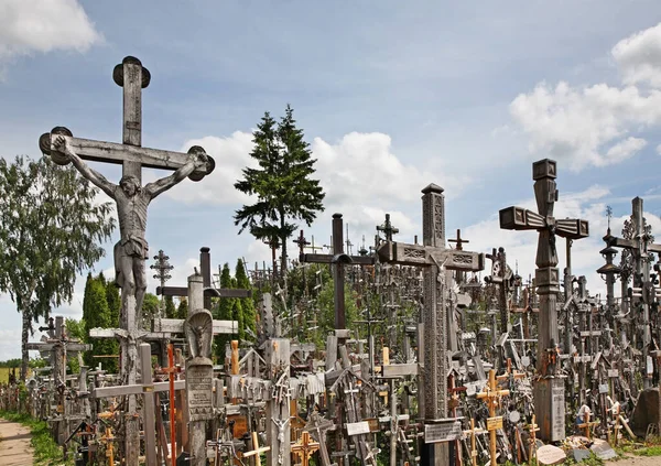 Hill Crosses Siauliai Lithuania — Stock Photo, Image