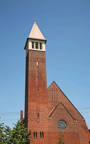 Церковь Антония Абта Районе Схевенинген Гаага Den Haag Южная Голландия — стоковое фото