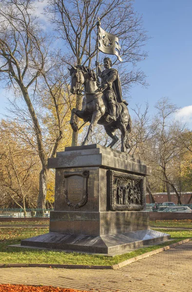 Pomnik Dmitrija Donskoya Moskwie Rosja — Zdjęcie stockowe