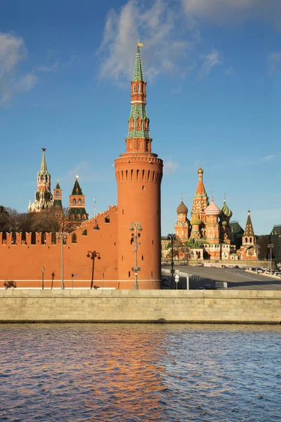 Torre Beklemishevskaya Del Kremlin Moscú Rusia — Foto de Stock