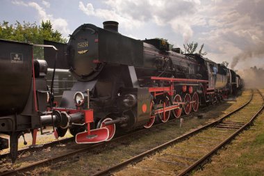 Chabowka 'da demiryolu kevaşesi. Polonya